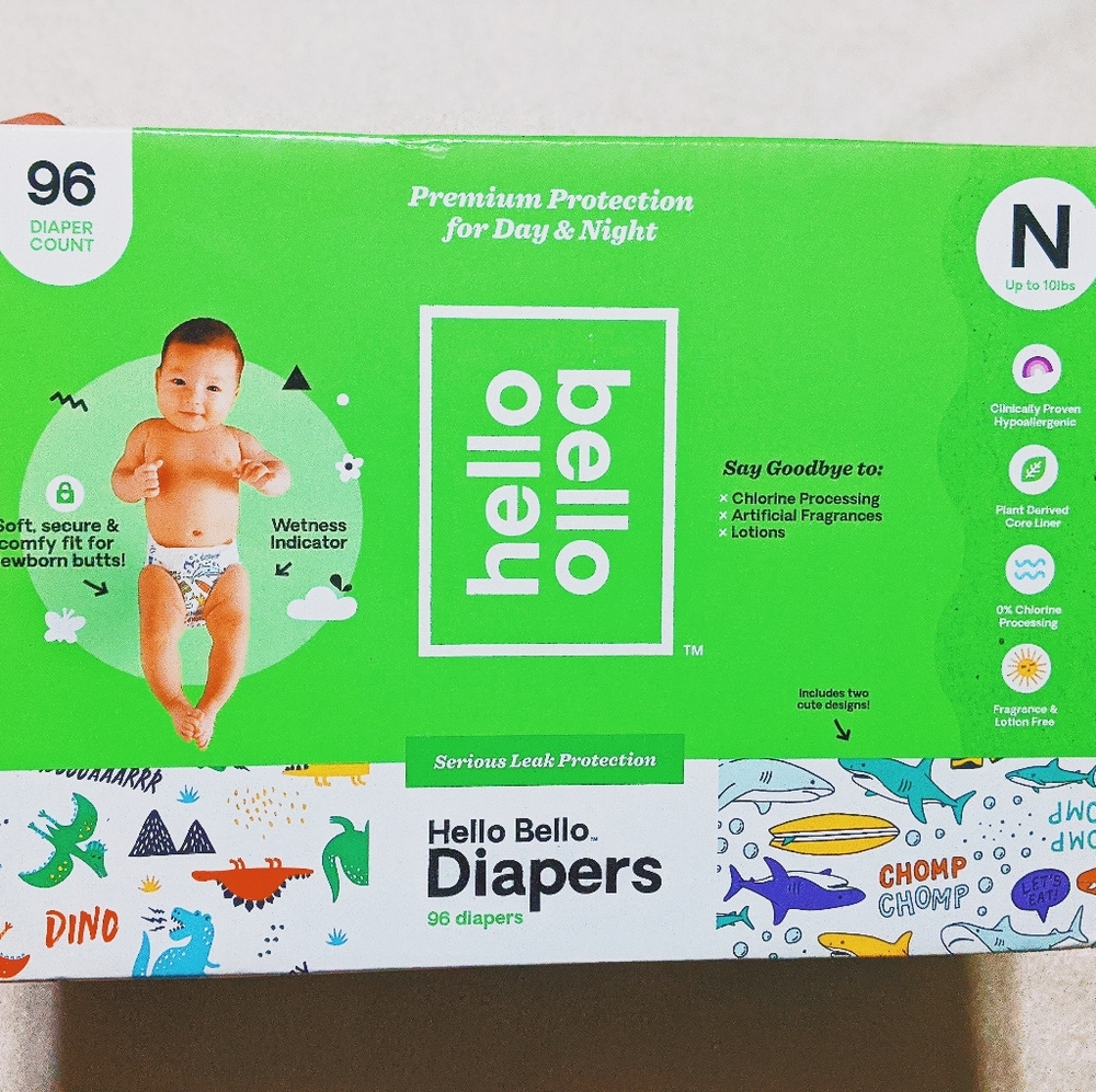 BRAND NEW - Hello Bello Diapers; Newborn